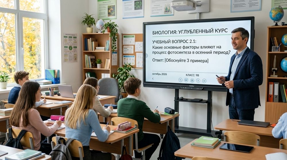 Как написать запрос для создания учебной иллюстрации